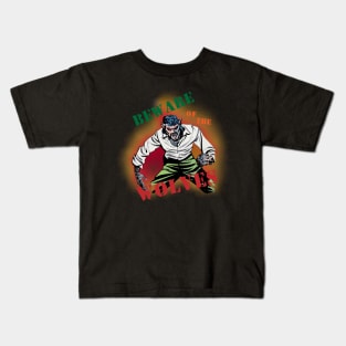 Horror Comic Beware of the Wolves Kids T-Shirt